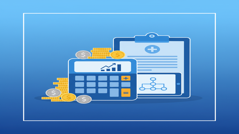 Ilustración de presupuesto para digitalización de consulta médica